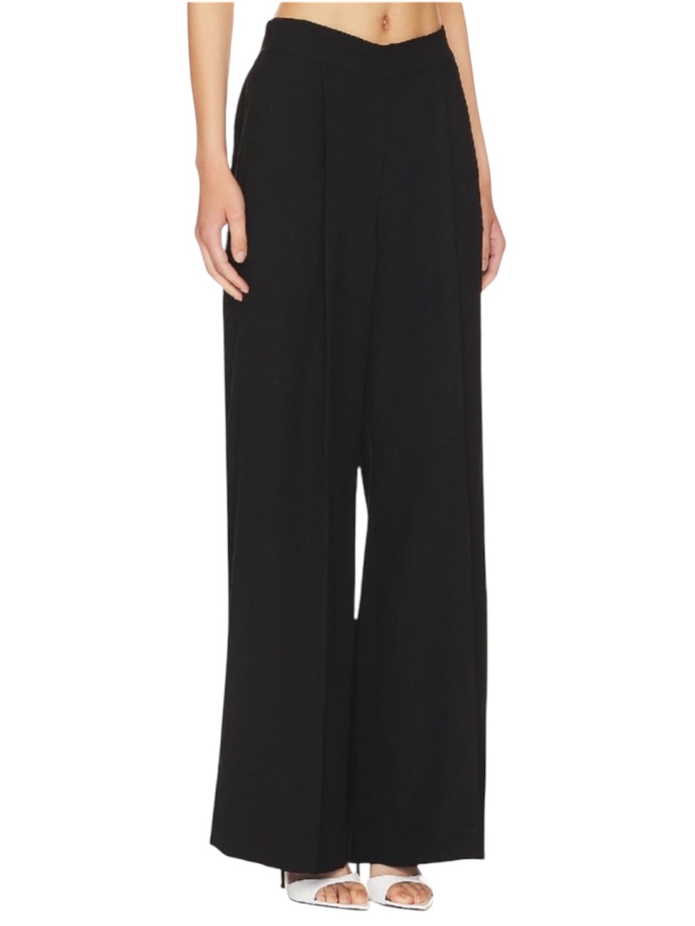 SPANX Crepe Trouser Pant #20542R Classic Black Size M - Picture 2 of 11